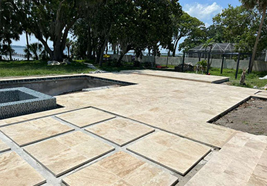 Luxury Travertine Patios